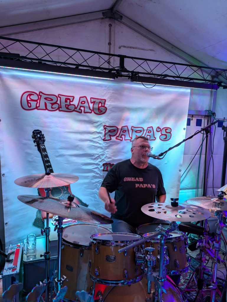 Drummer der Great Papas, Stefan